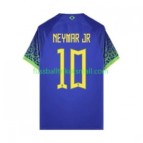 Fußballtrikots Brasilien Neymar JR 10 FIFA WM 2022 Kurzarm Auswärts-trikot kaufen